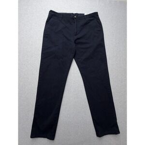 Mott & Bow Charles Chino Pants Mens 38x32 Navy Stretch Straight Leg Casual